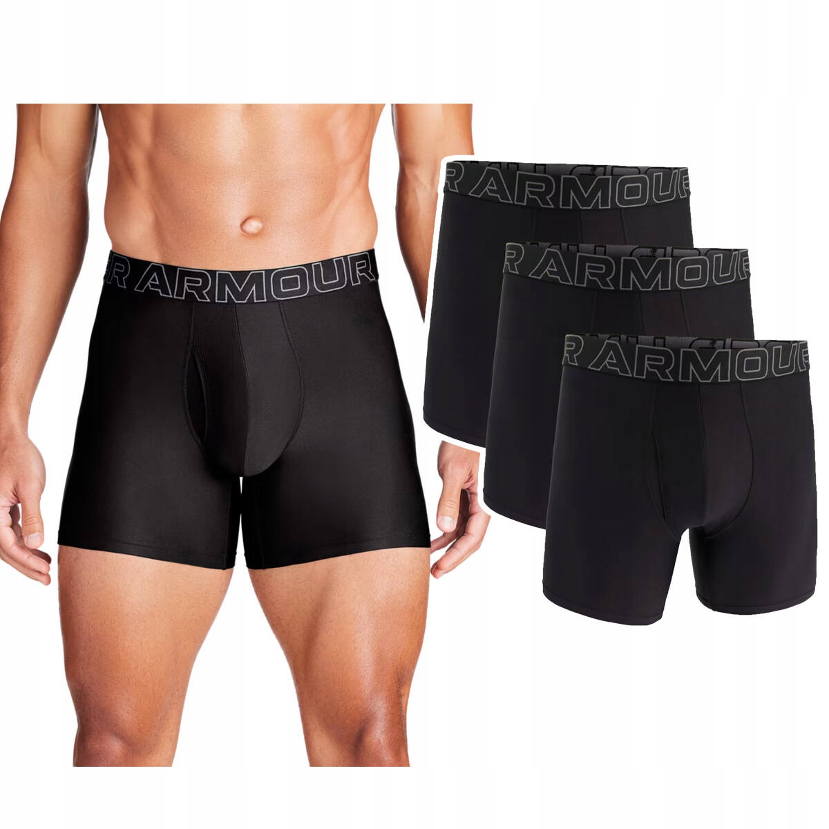 Under Armour Boxerky M Ua Perf Tech 6in-BLK černá