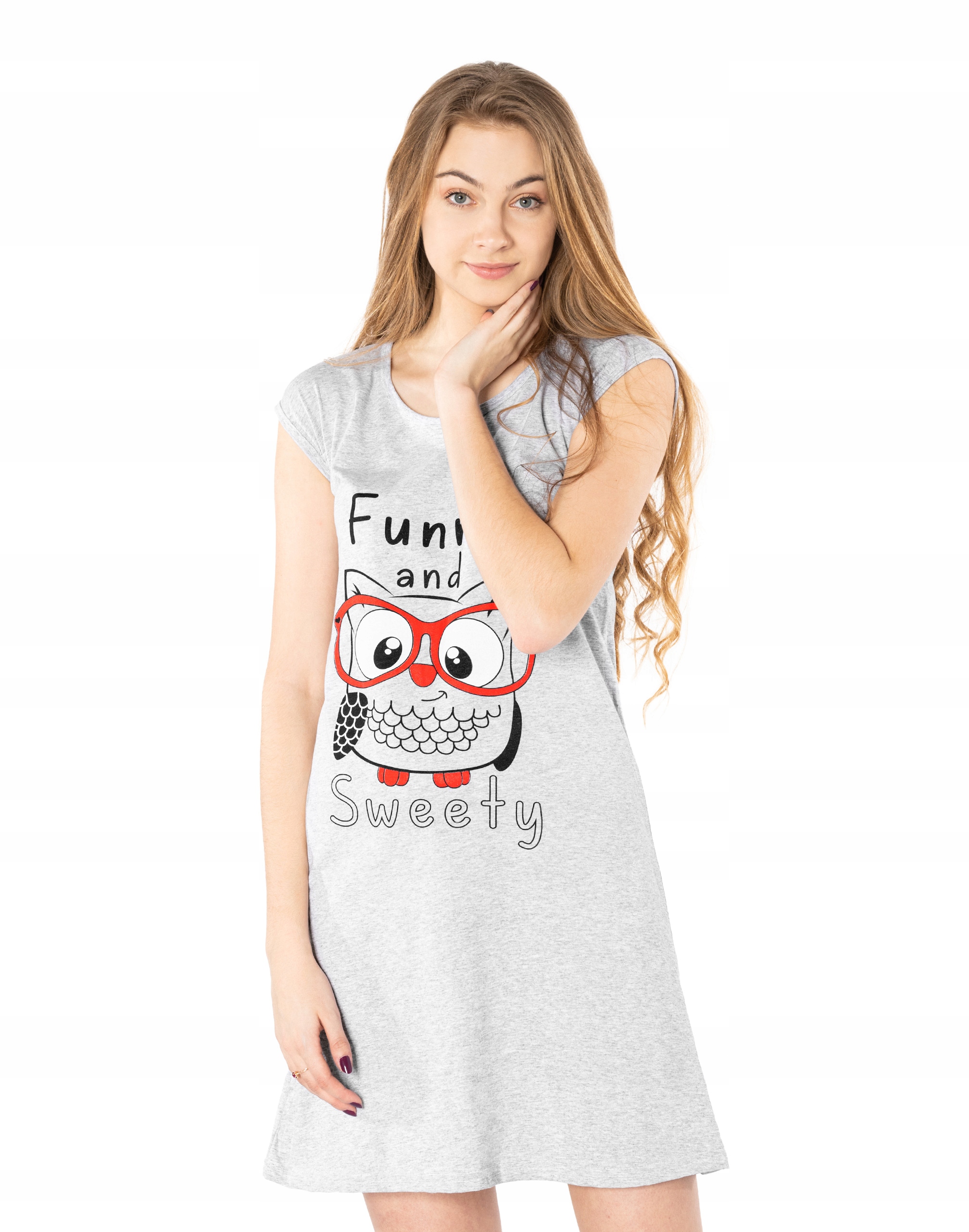 

Koszula Koszulka Nocna Damska Piżamka 1718 r XL