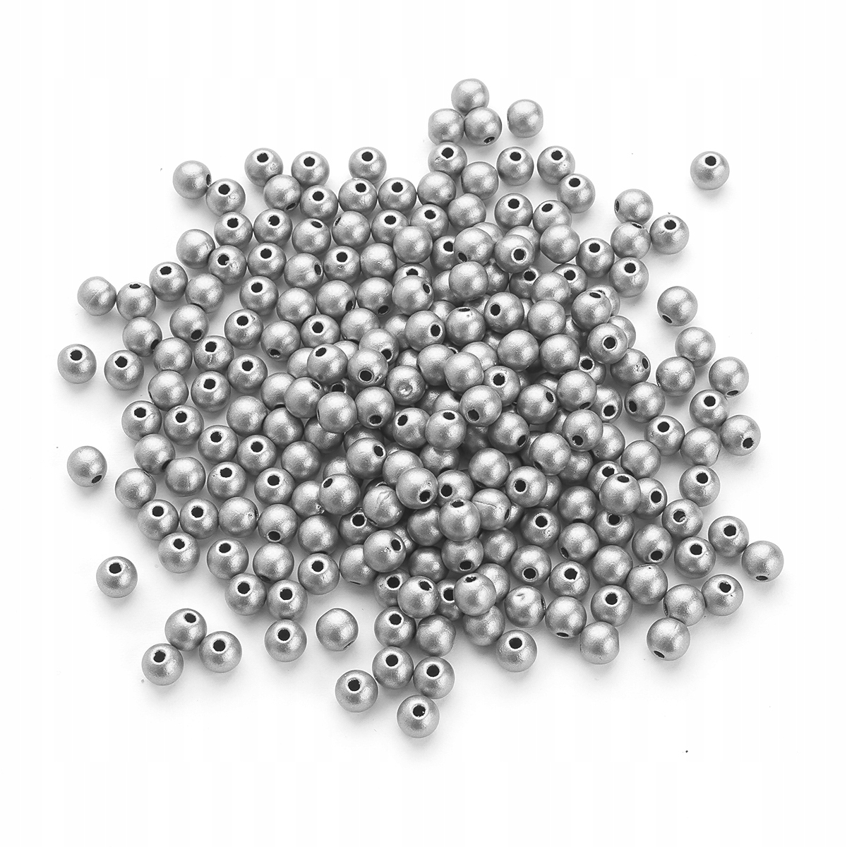 Koraliki Akryl Lakierowane Matowe 6mm 25g~210szt