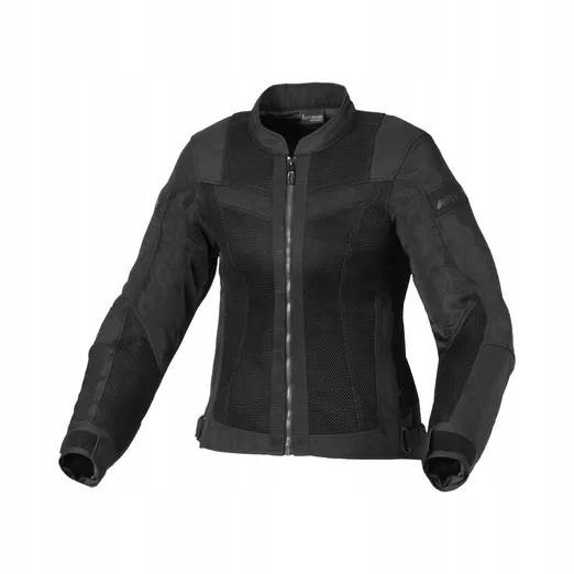 Macna Výpredajová Dámska Bunda Velotura Ladies Motorcycle Jacket Čierna Farba