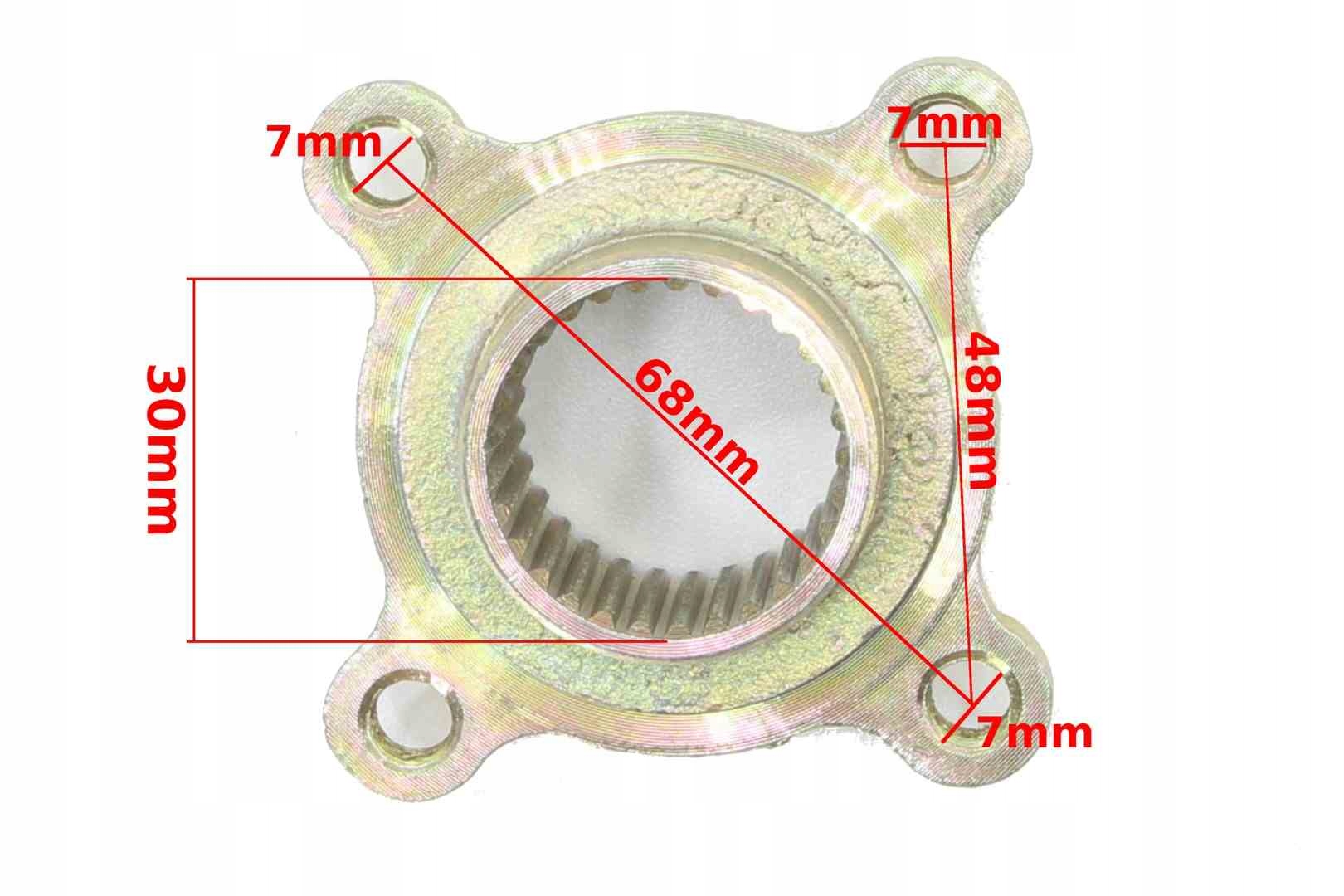 PIASTA TYŁ ATV 125 ZĘBATKI NAPĘDOWEJ 29 FREZY HB