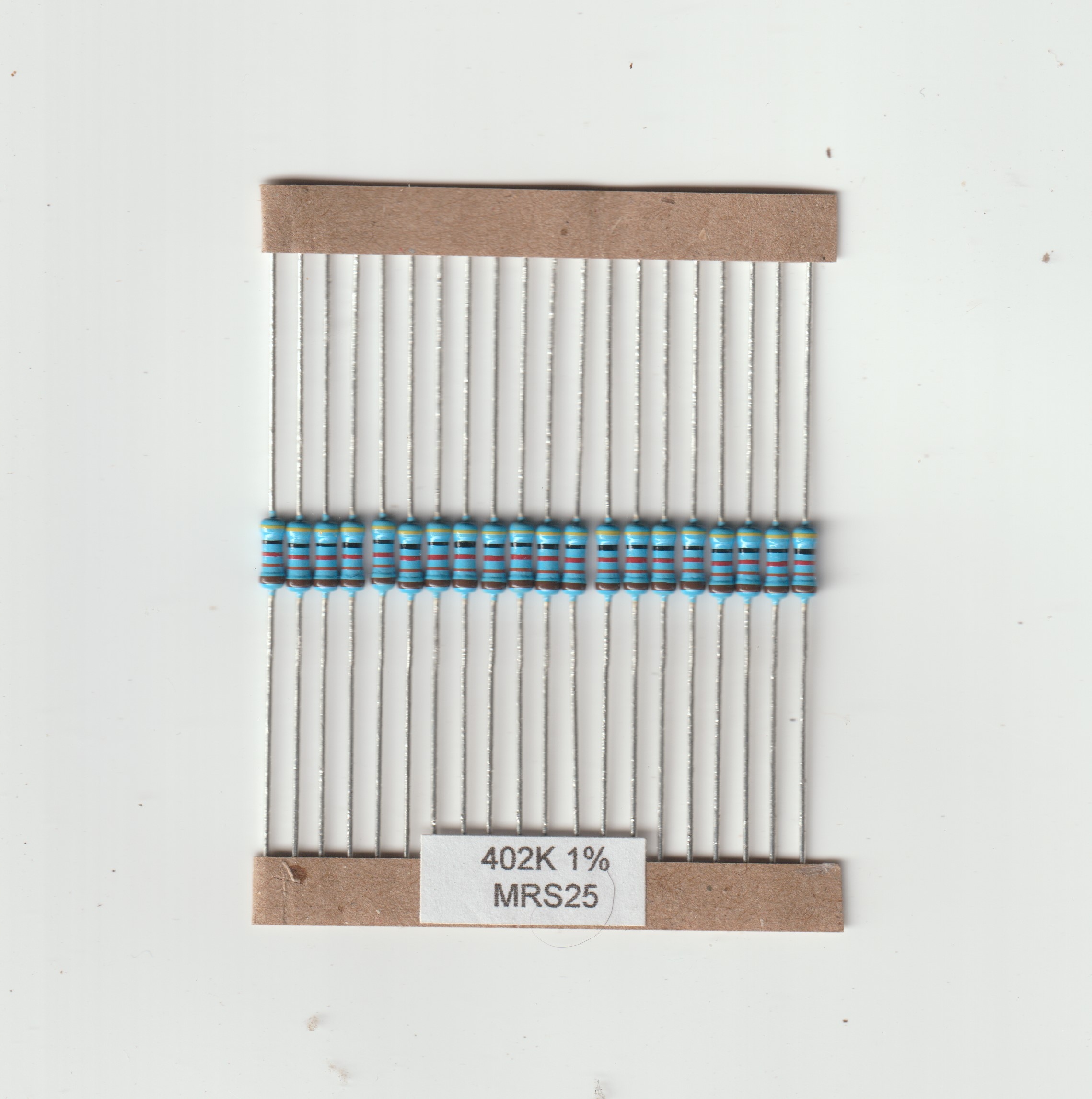 [20szt] 402K 1% 50ppm 0.6W Vishay MRS25 low noise