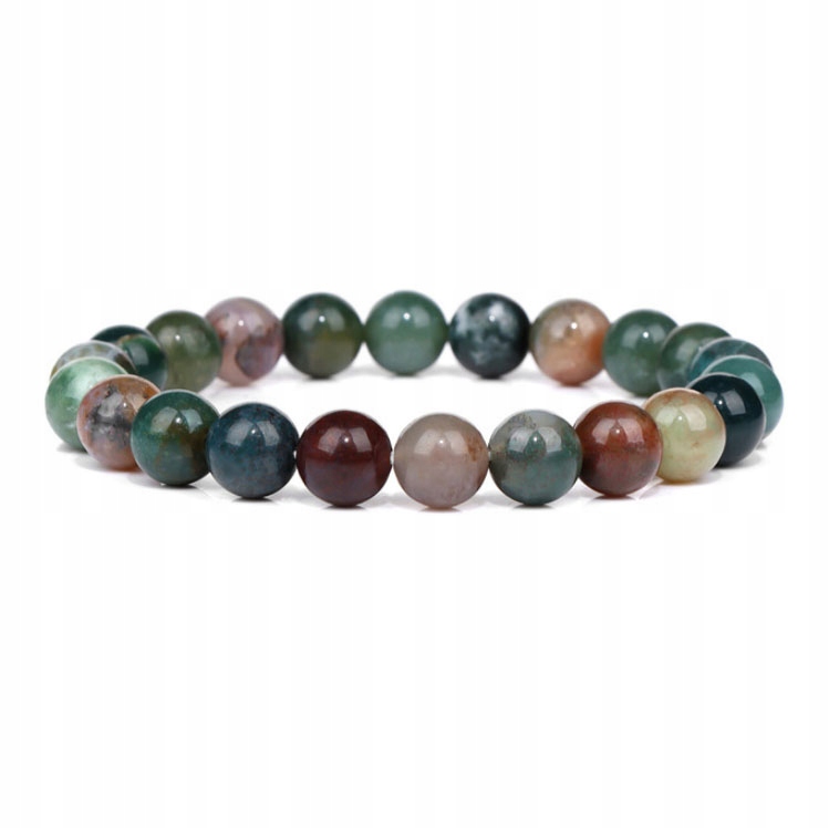 BRANSOLETKA DAMSKA KAMIEŃ KORALIKI AGAT