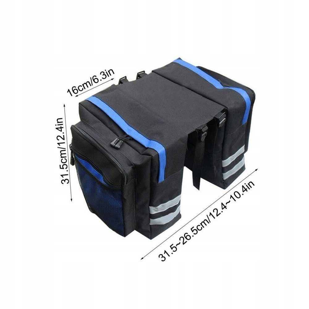 TORBA NA ROWER GÓRSKI WODOODPORNA WIELOFUNKCYJNA Pojemność 0.1 l