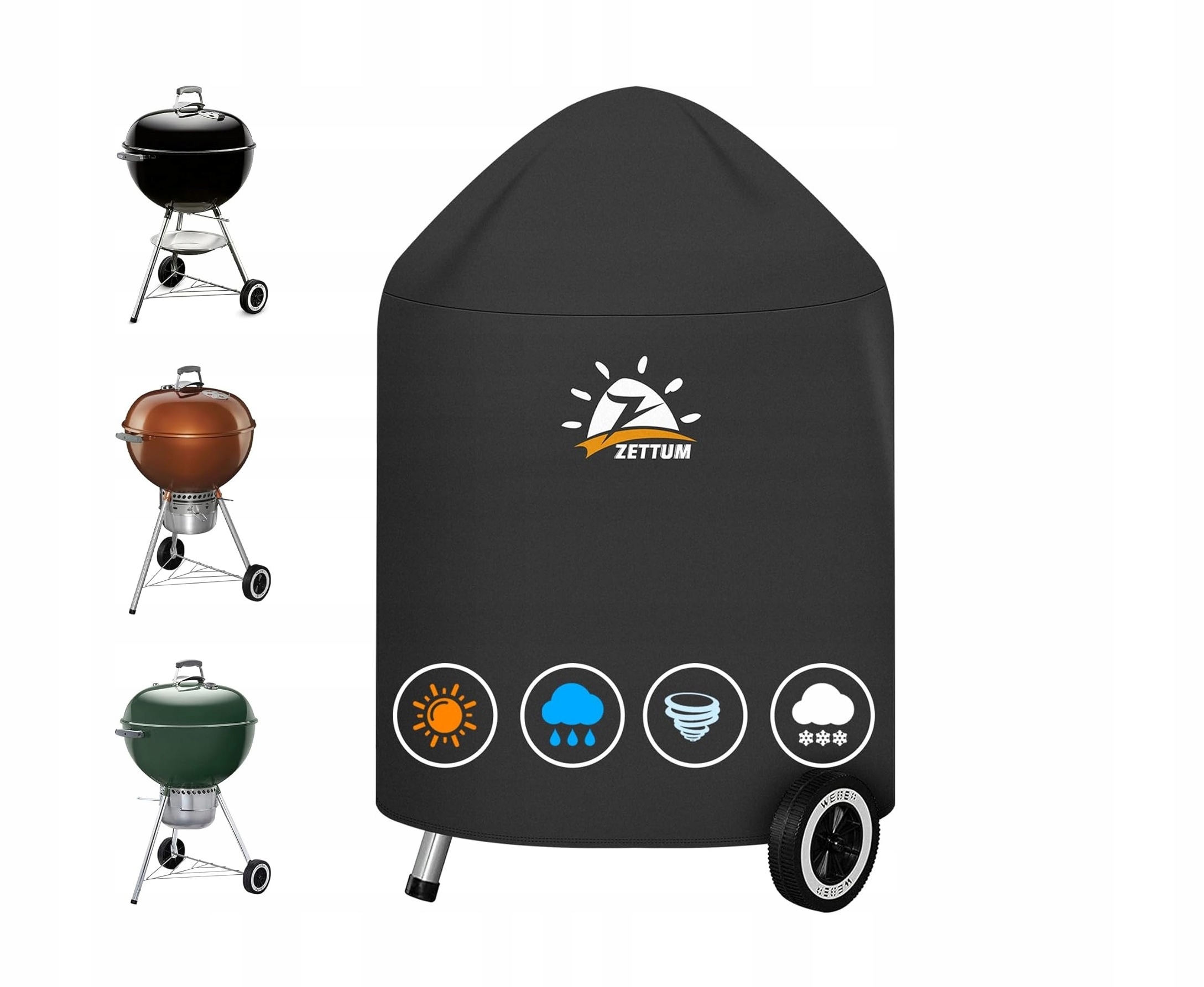 Obal Na Gril Weber 57 CM – 600D Voděodolný, Pevný, Fit!