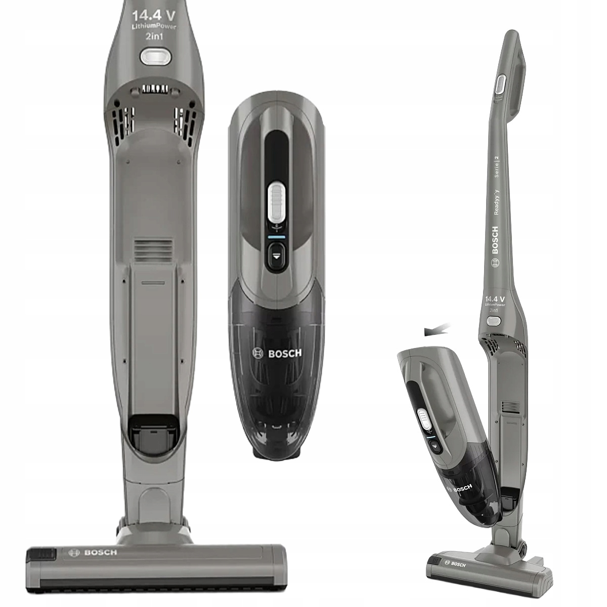 Akumulatorowy odkurzacz pionowy 2w1 Bosch BBHF214G 14.4V Elektroszczotka