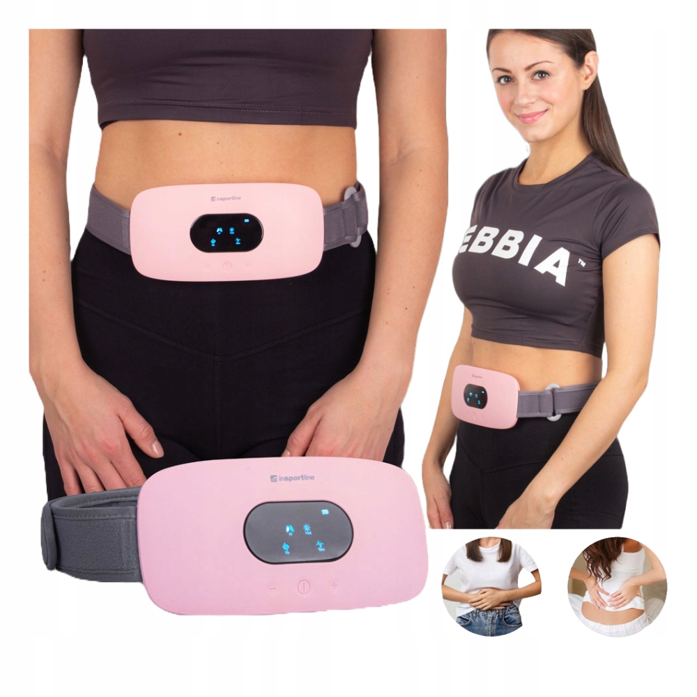 Pas masujący brzuch masażer odchudzający inSPORTline Barryfer bolące plecy