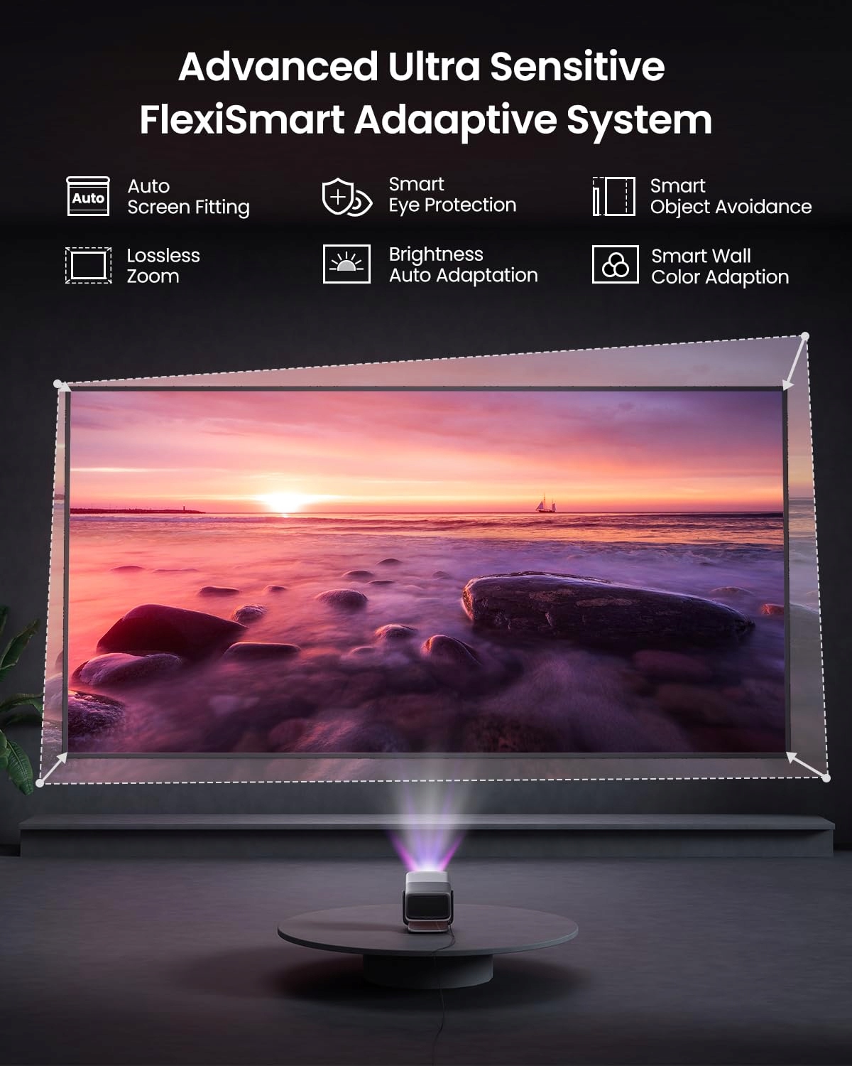 JMGO N1S Projektor 4K Laser 3300 Lumen HDR10 300" 3D Dolby Digital Plus — miniatura 7