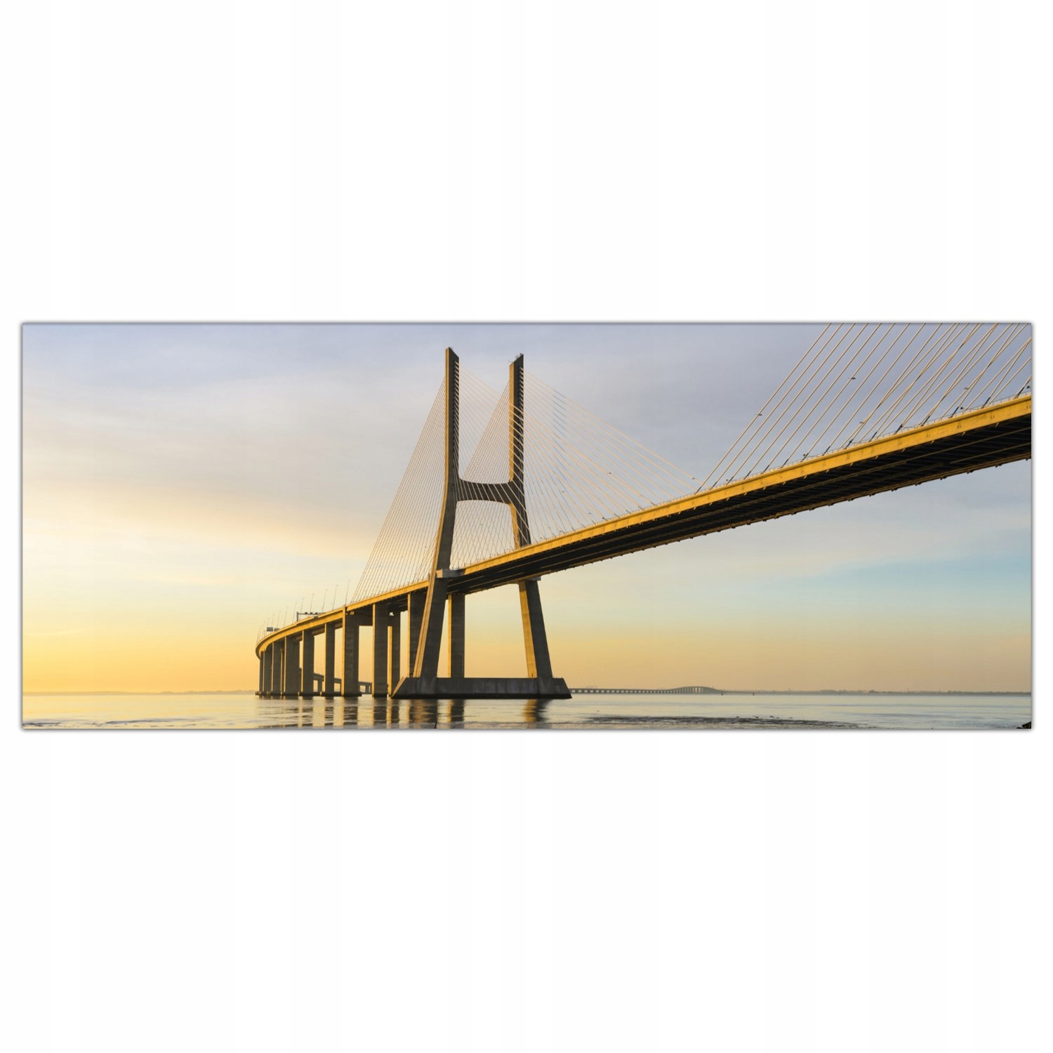 

Obraz na szkle Foto Lizbona Wschód Słońca 125x50