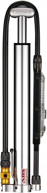 Lezyne pompka podłogowa Cnc Micro Floor Drive Digital Hpg srebrna