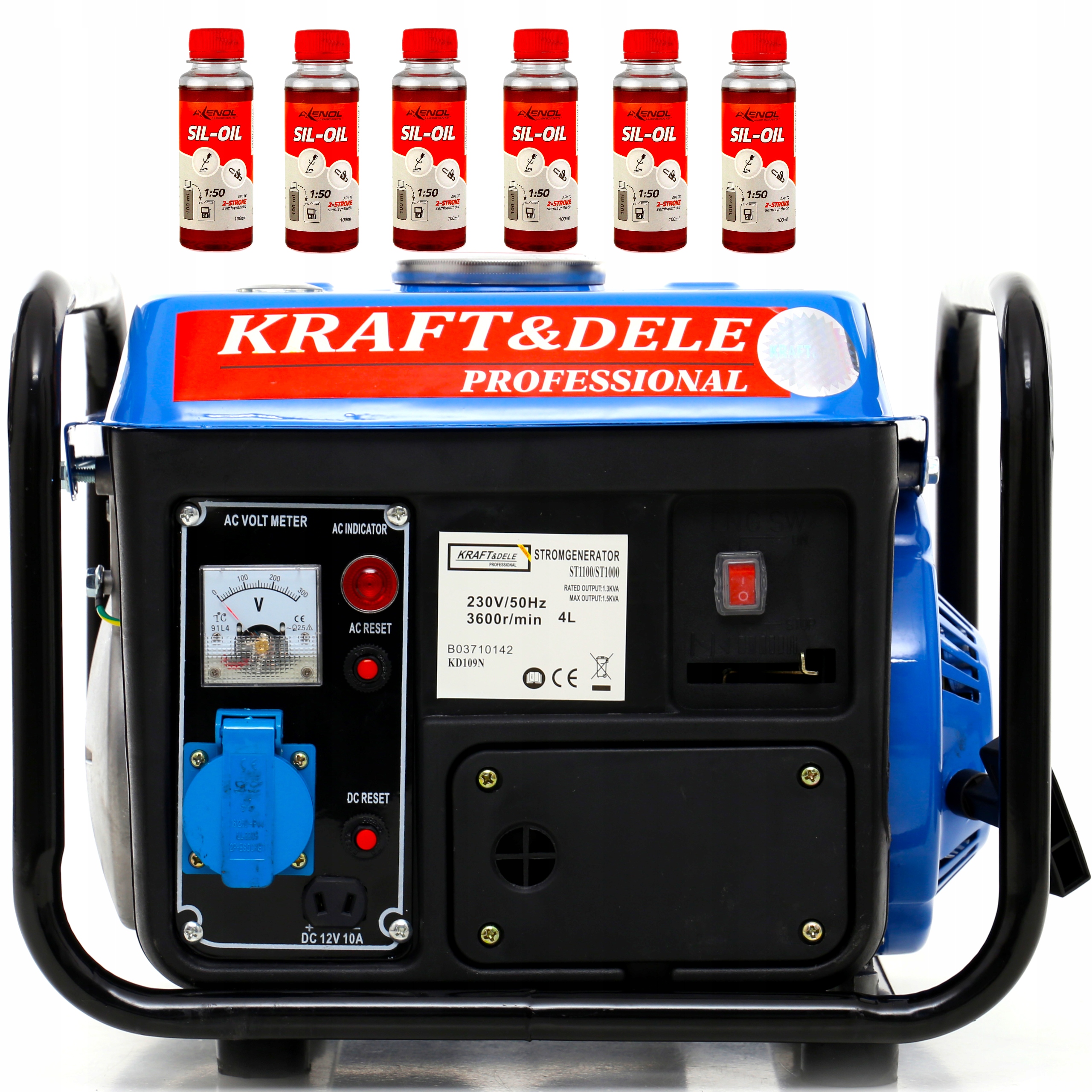 AGREGAT PRĄDOTWÓRCZY JEDNOFAZOWY 1200W PRZENOŚNY GENERATOR PRĄDU BENZYNA