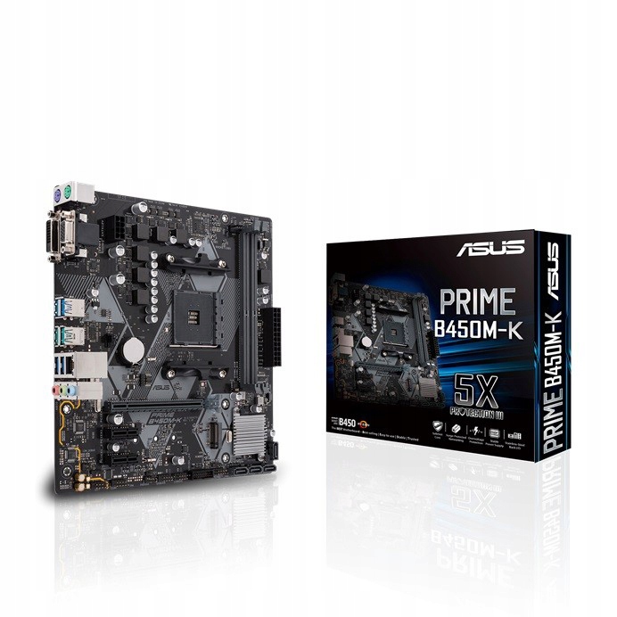 

Płyta Asus Prime B450M-K II AM4 2D DR4 DVI
