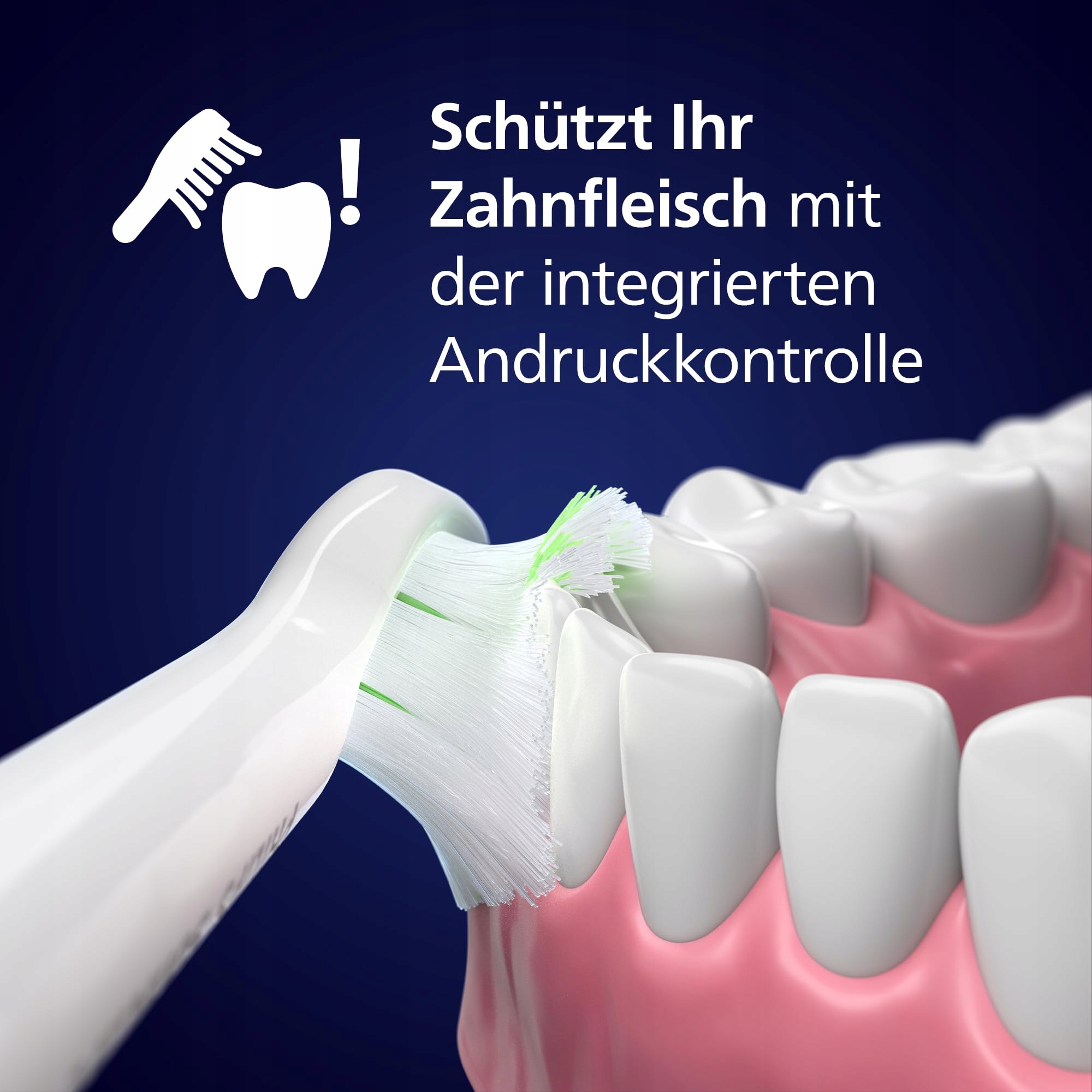 PHILIPS SONICARE 5500 Szczoteczka Soniczna 2 Tryby Kontroli Nacisku 2sztuki — miniatura 6