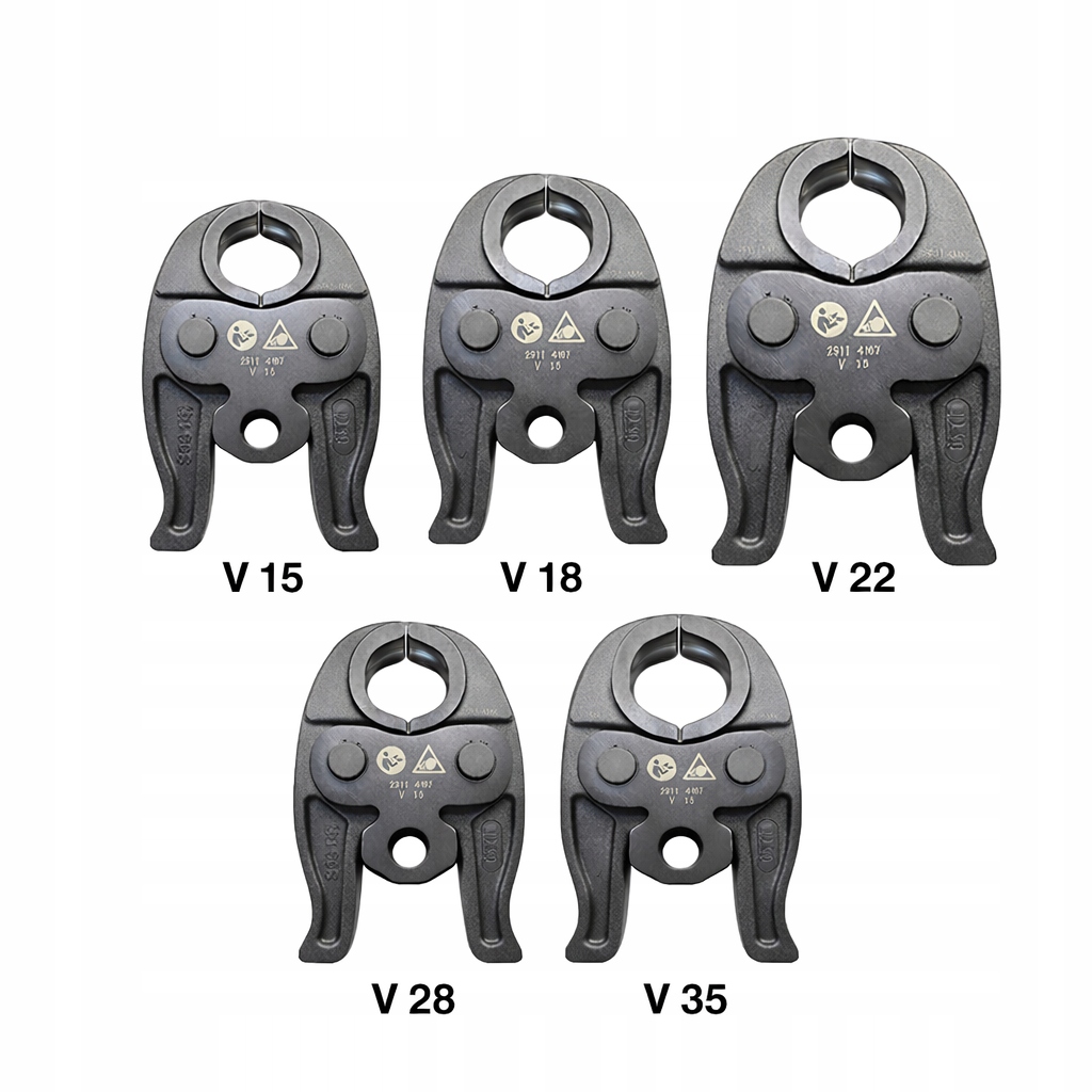 Kompaktné čeľuste V15-18-22-28-35 pre Ridgid, Klauke, Nova, Romax, Milwauke