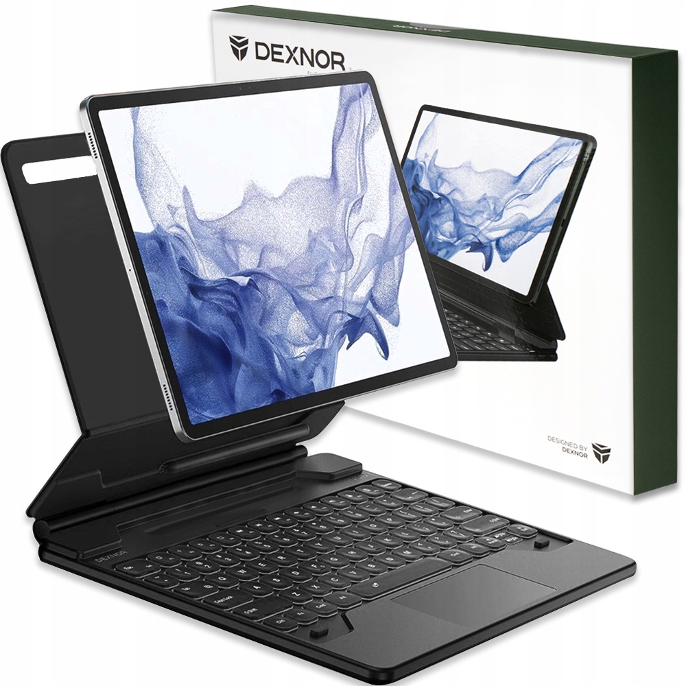 Pouzdro S Klávesnicí Pro Galaxy Tab S7+/S7 FE/S9+/S8+/S9 FE+/S9+/S10+