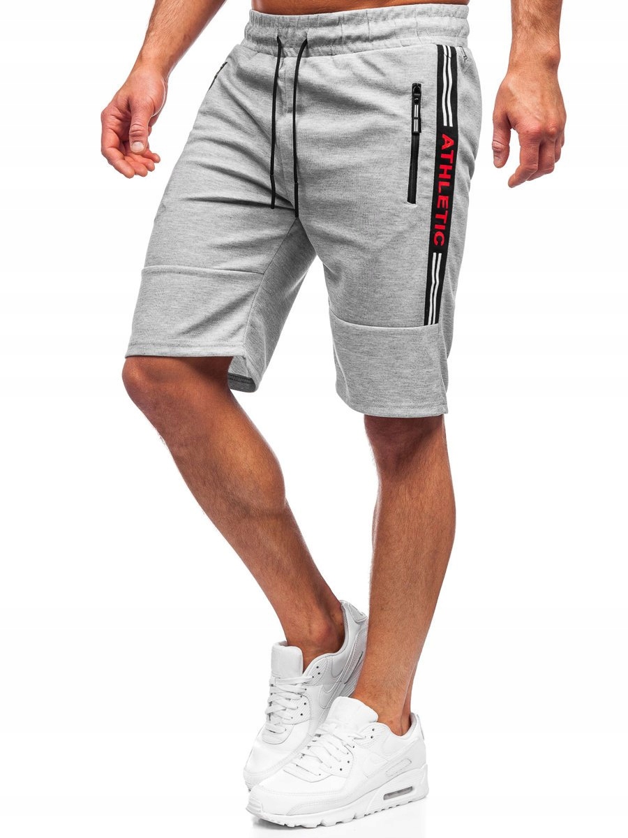 

Krótkie Spodenki Dresowe Szare JX211 DENLEY_2XL