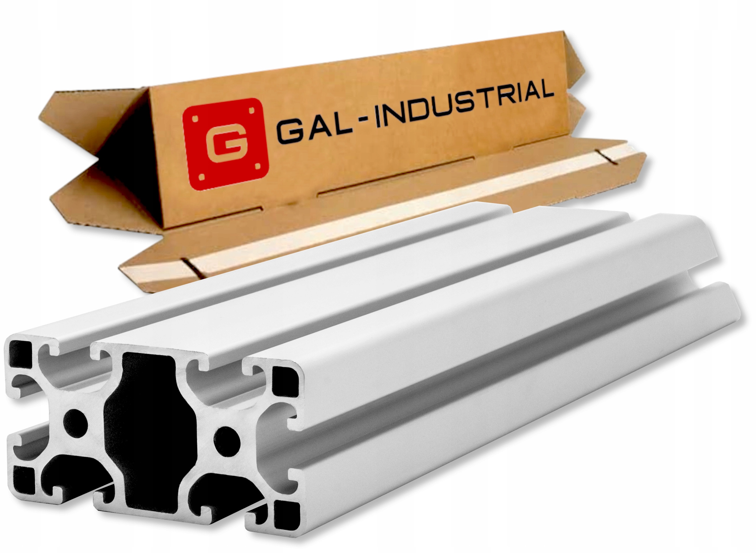 Aluminiový Konstrukční Profil 40x80 [8] R 350 cm Řezání na míru