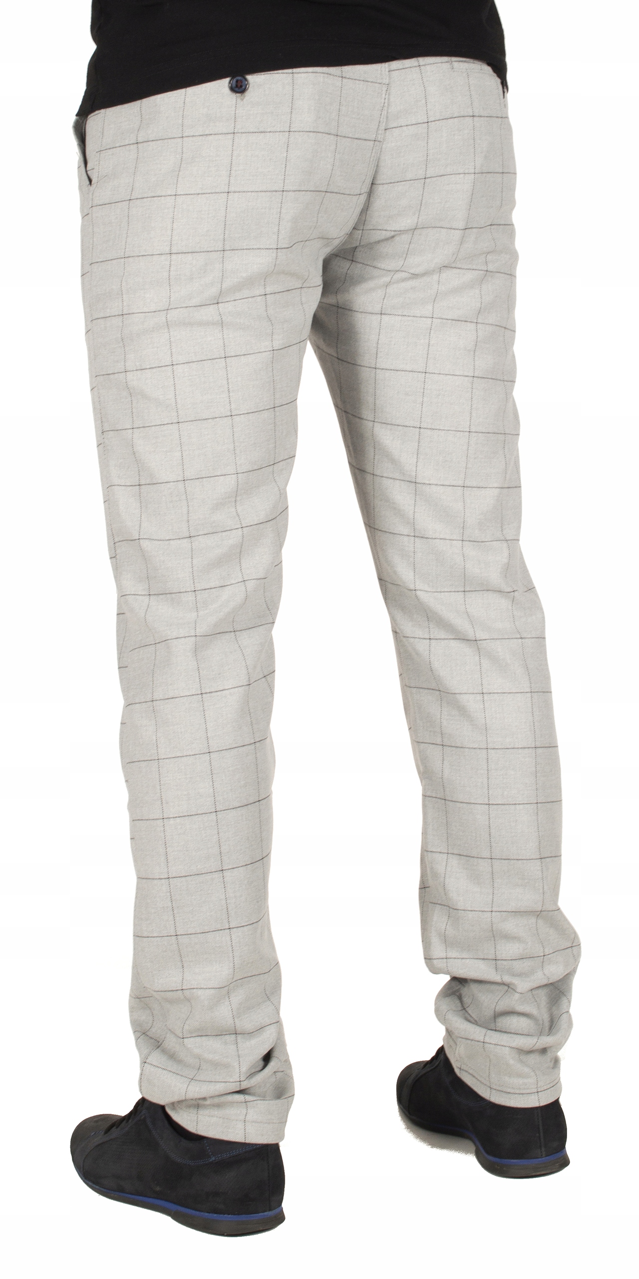 Spodnie męskie bawełna W:32 84 CM karata chinos wizytowe Długość nogawki długa