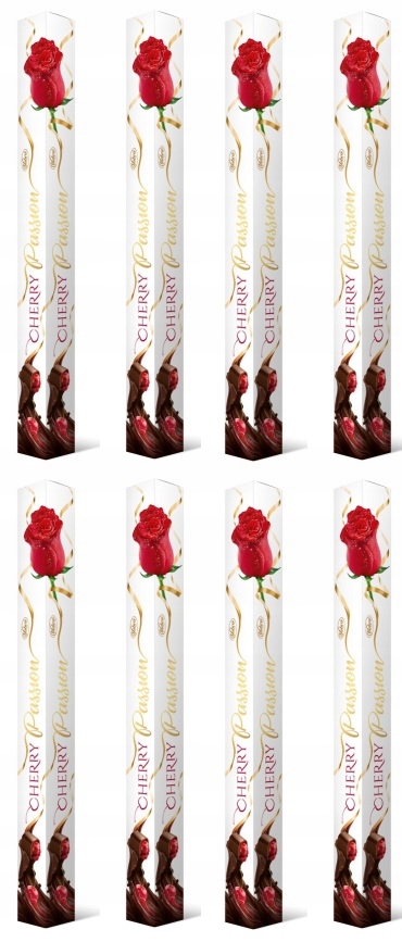 Levně 8x 98g Vobro Cherry Passion čokolády v dárek bonboniéra