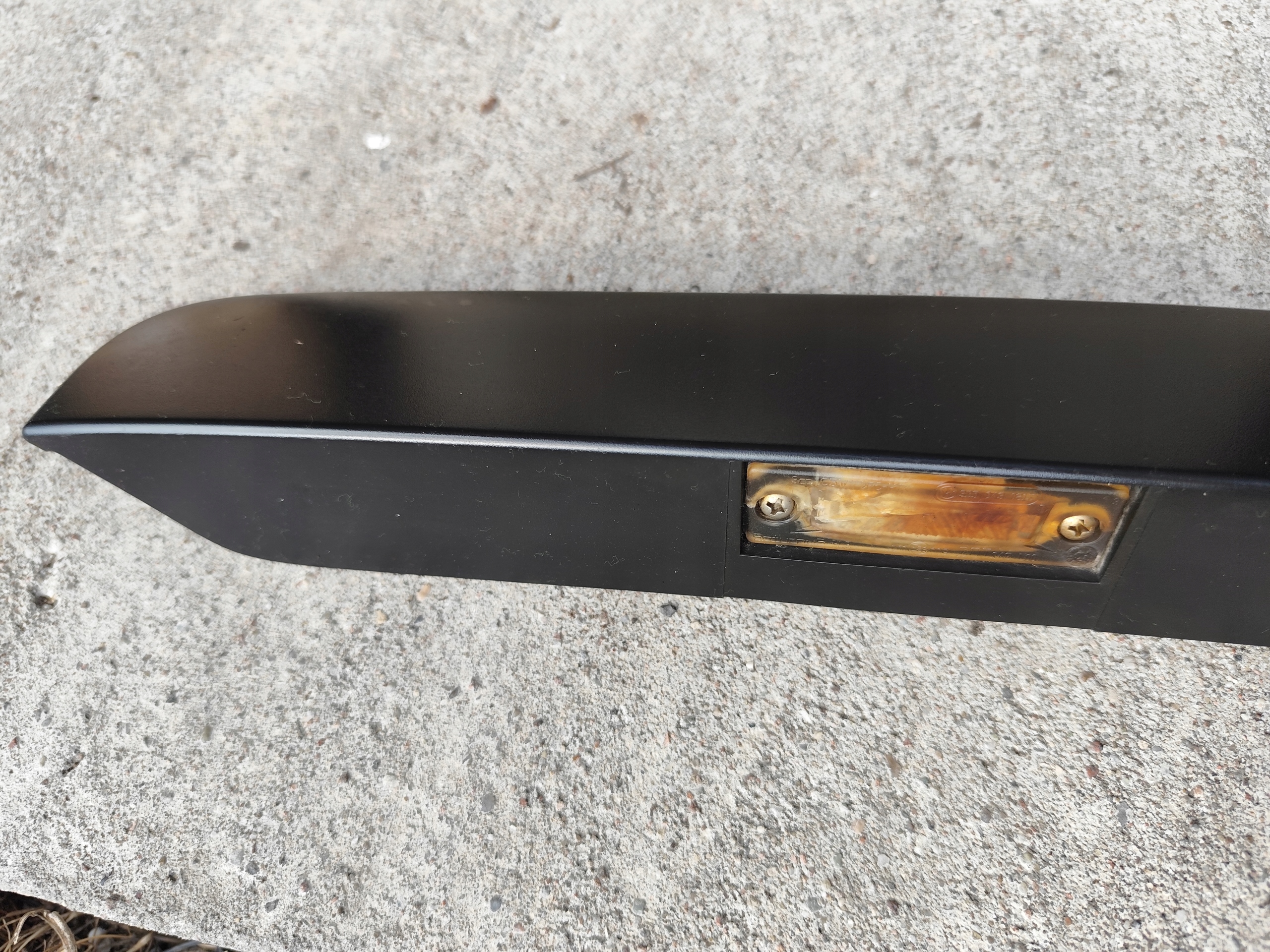 VW T5 cap moulding number plate light trunk door black