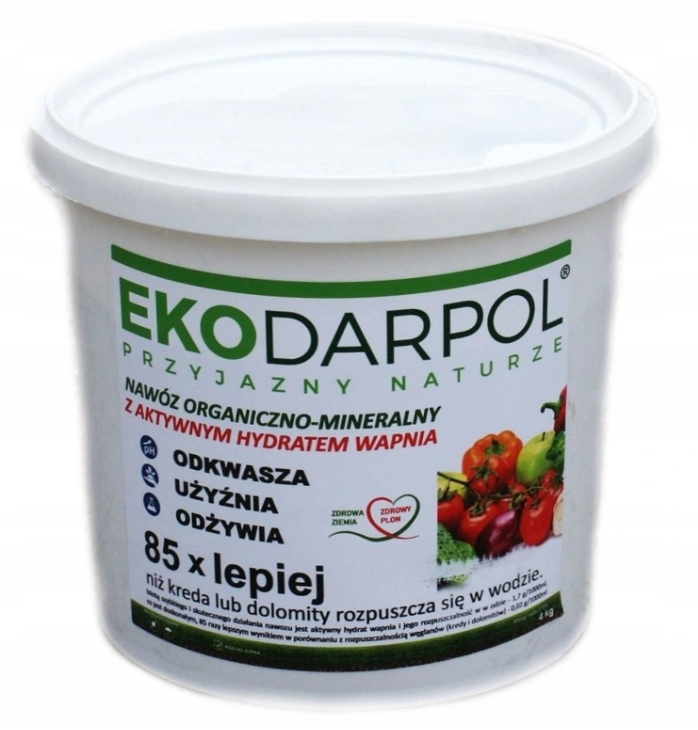 

Odwaszacz Glebowy Aktywny Hydrat Wapnia 4KG
