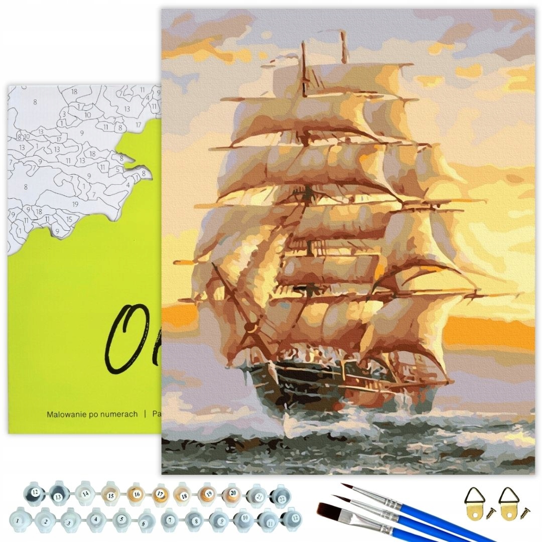 Malování Podle Čísel Loď Obrázky Pro Malování podle čísel s rámem Oh Art