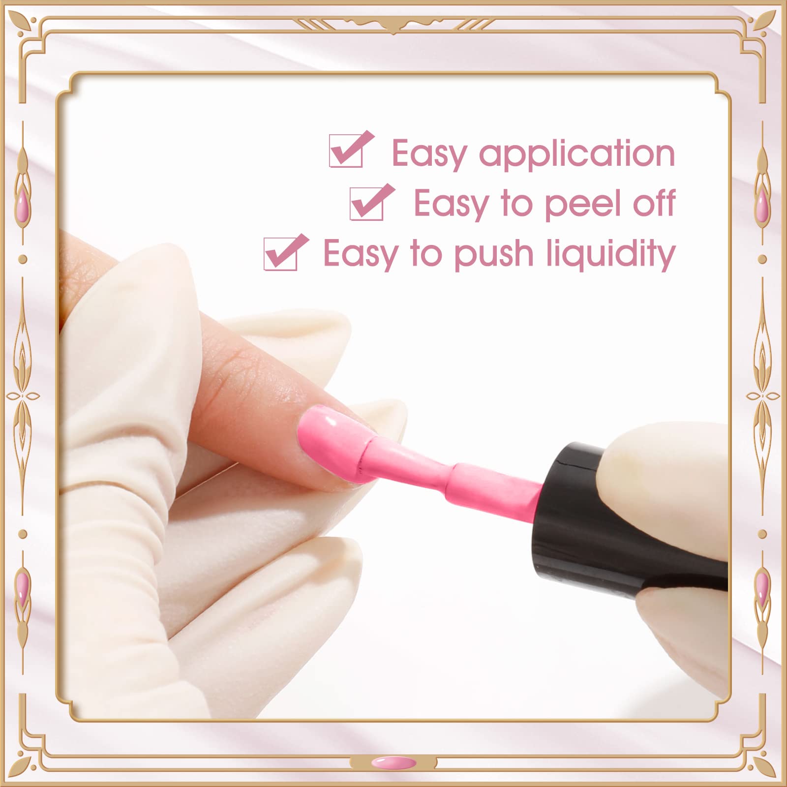 ROSALIND Shellac Starter Kit: 48W Lamp, 6 Colors, 10ml UV Gel, Matte Top — miniatura 6