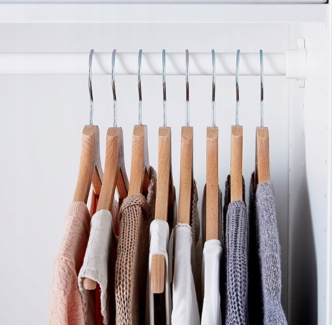 IKEA BUMERANG - wieszak naturalny 8szt Kod producenta 302.385.43