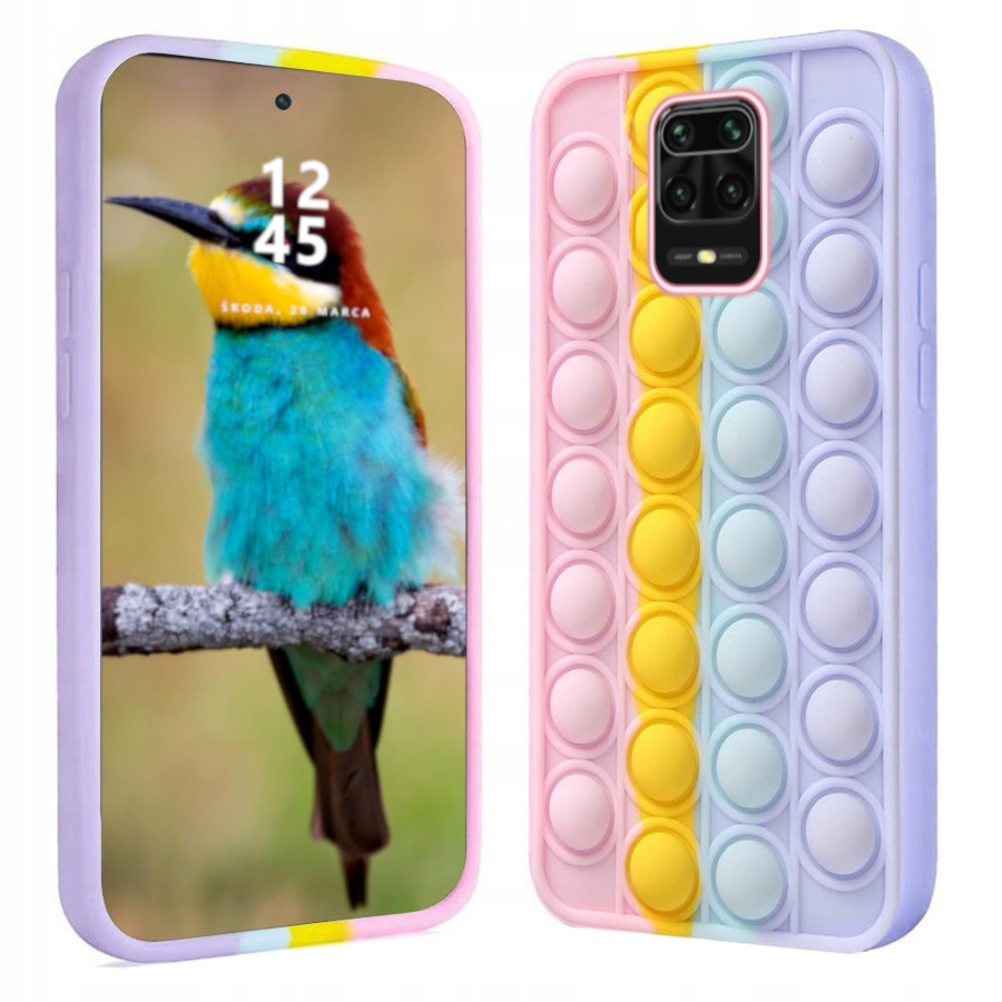 

Etui Bubble Pop It Do Redmi Note 9S 9 Pro Szkło