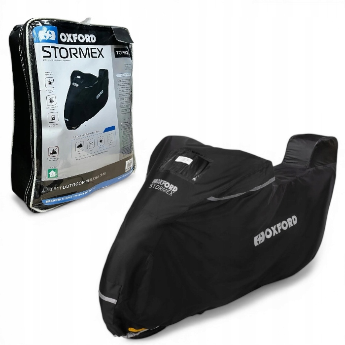 Pokrowiec Z Kufrem Motocyklowy Premium Oxford Stormex Topbox Roz. M