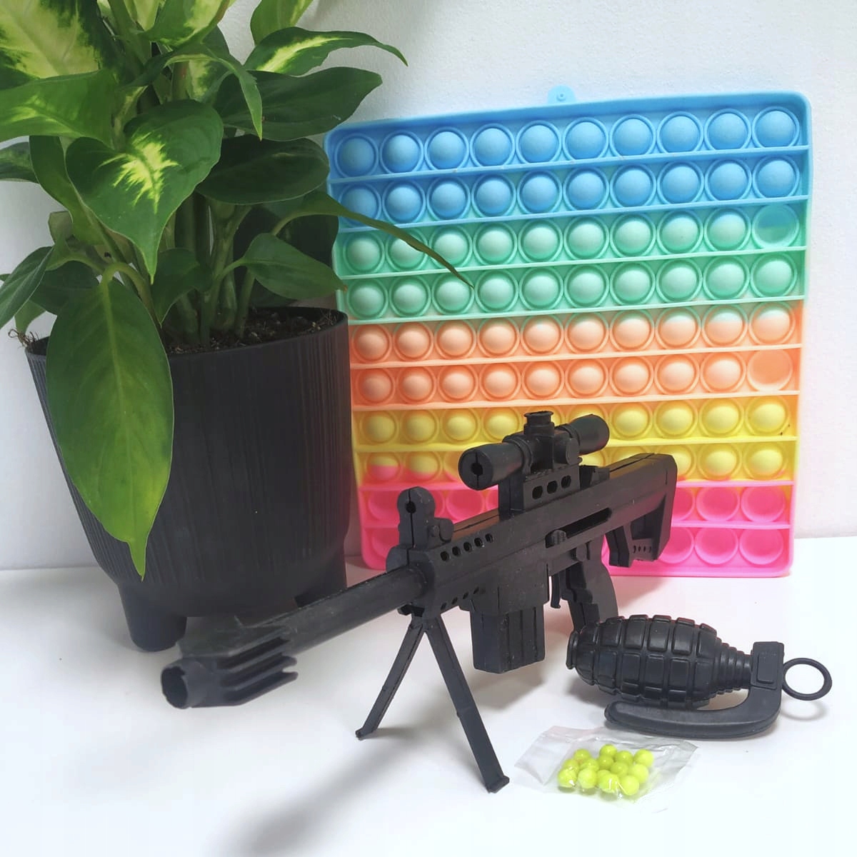 KARABIN NA KULKI PLASTIKOWE DLA DZIEC PISTOLET Rodzaj pistolety