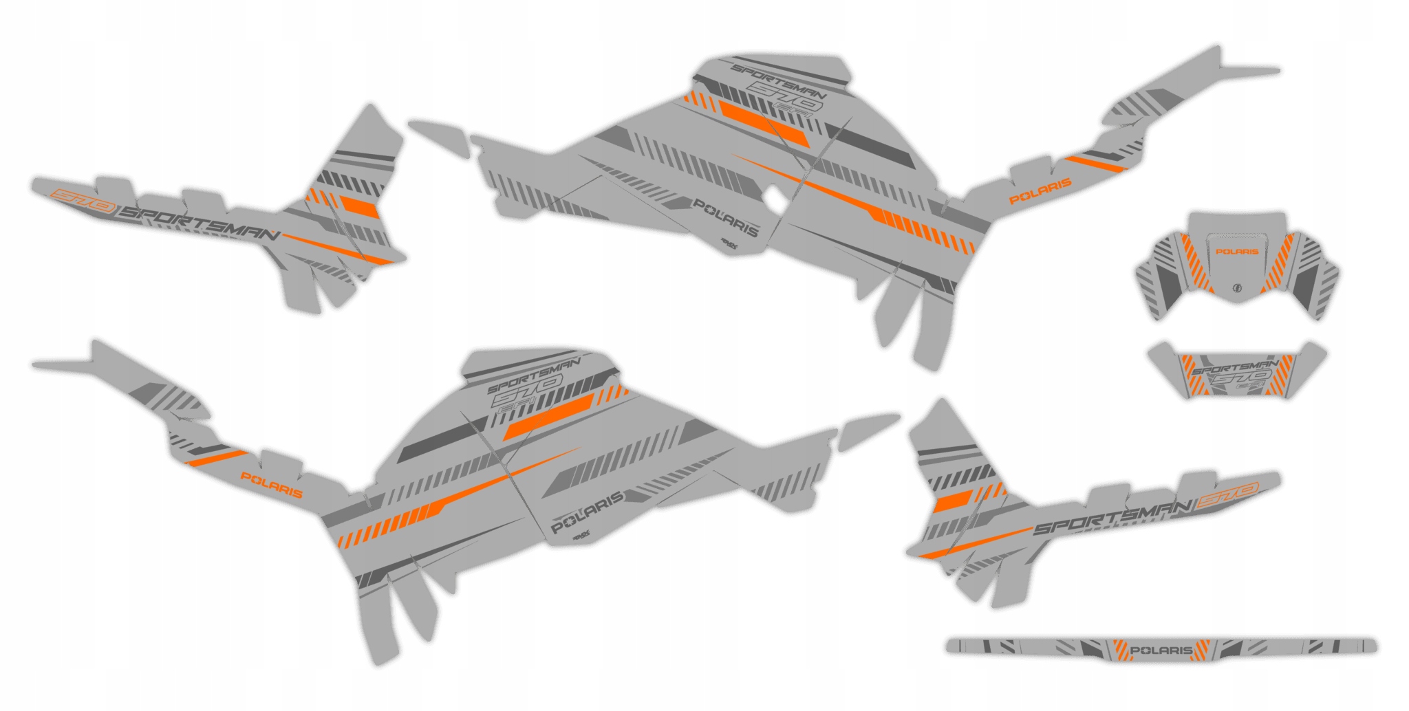 Dýha Samolepky Polaris Sportsman Touring 570 2025+ #8927656