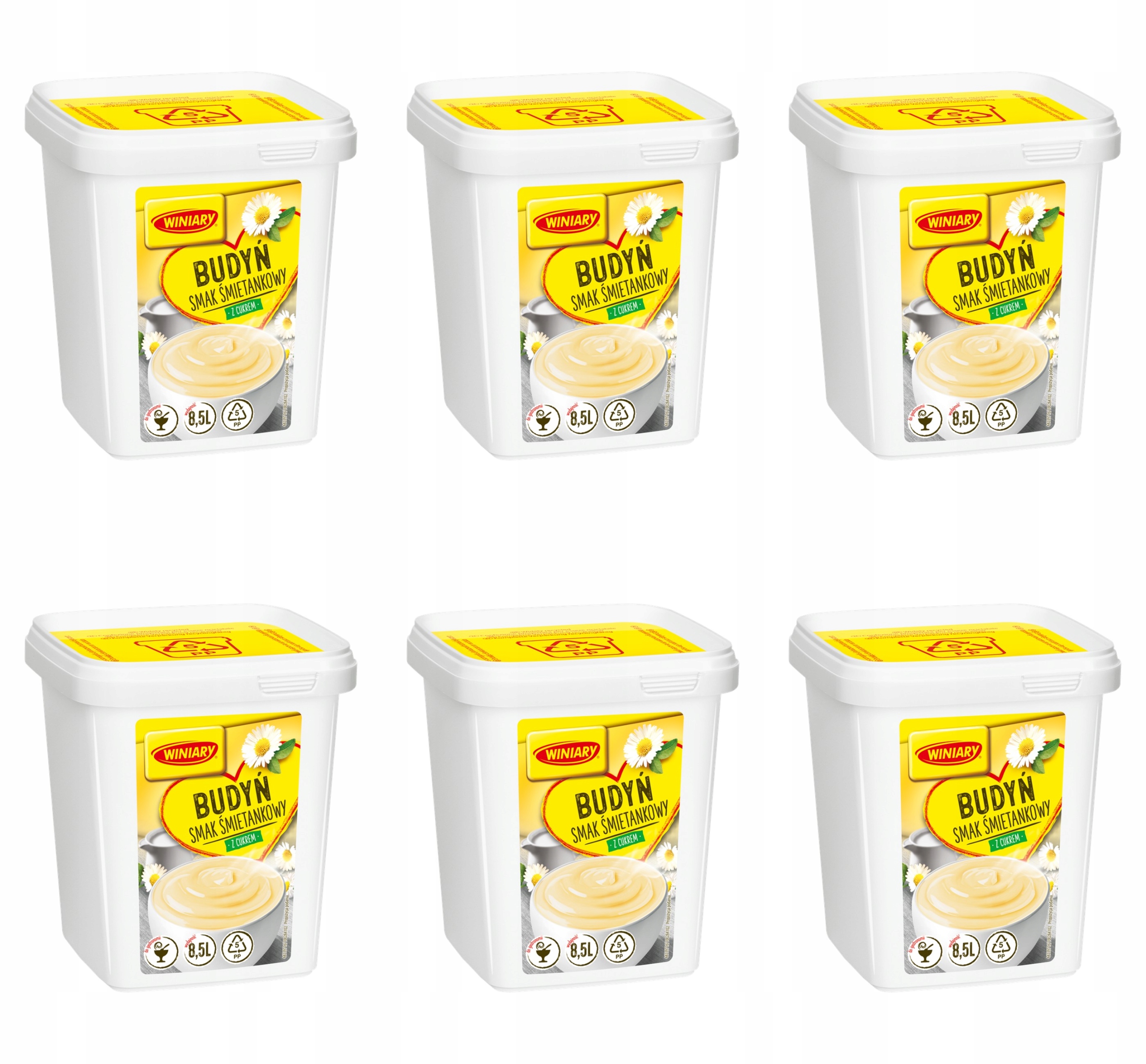 Winiary Puding smetanový s cukrem 1,02 kg X6