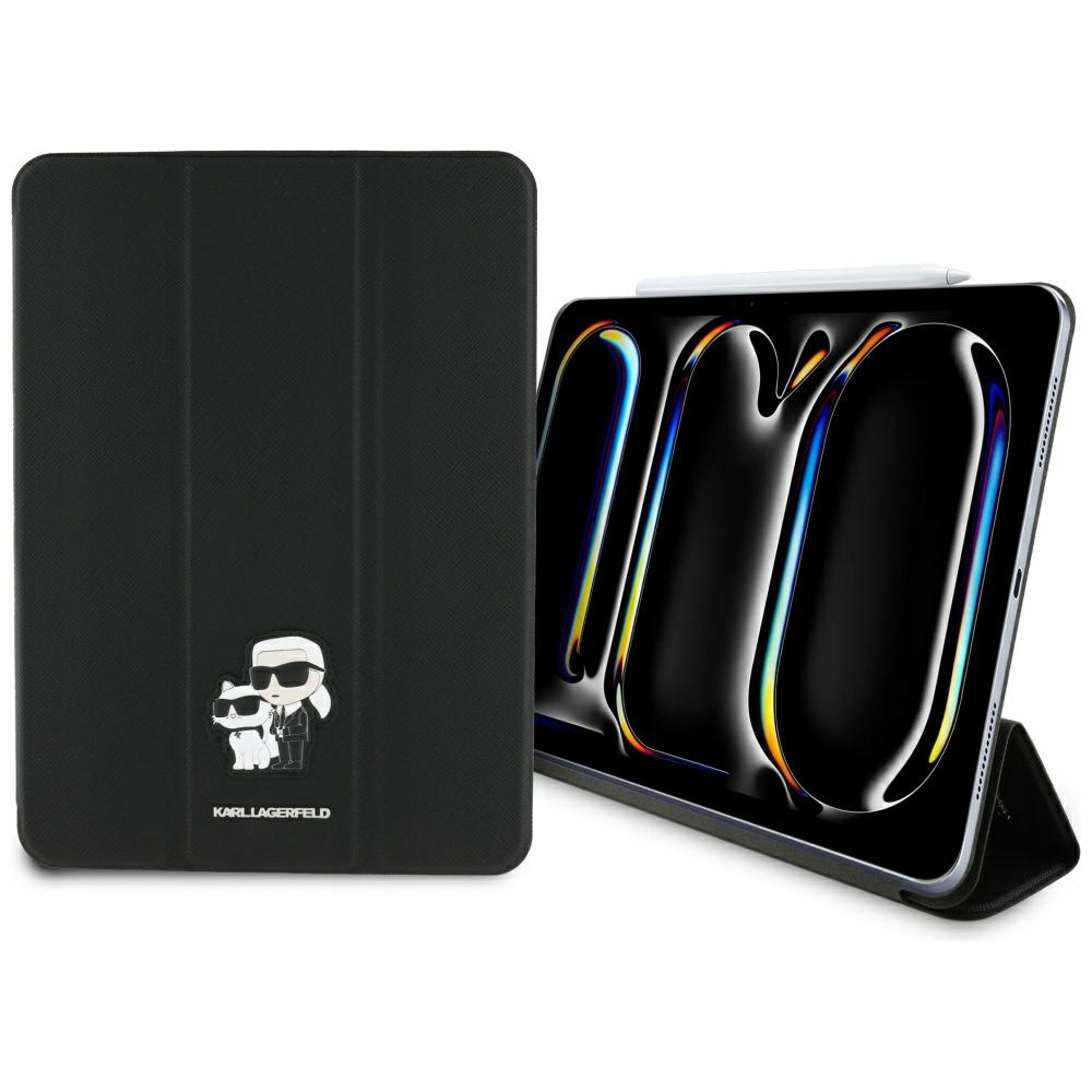 Karl Lagerfeld KLFC11PM24SAKCK iPad Pro 11" Book Cover černý/černý Saffian
