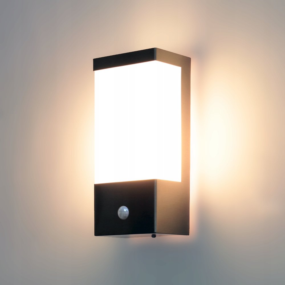 Lampa Z Czujnikiem Ruchu, Kinkiet Zewnetrzny E27