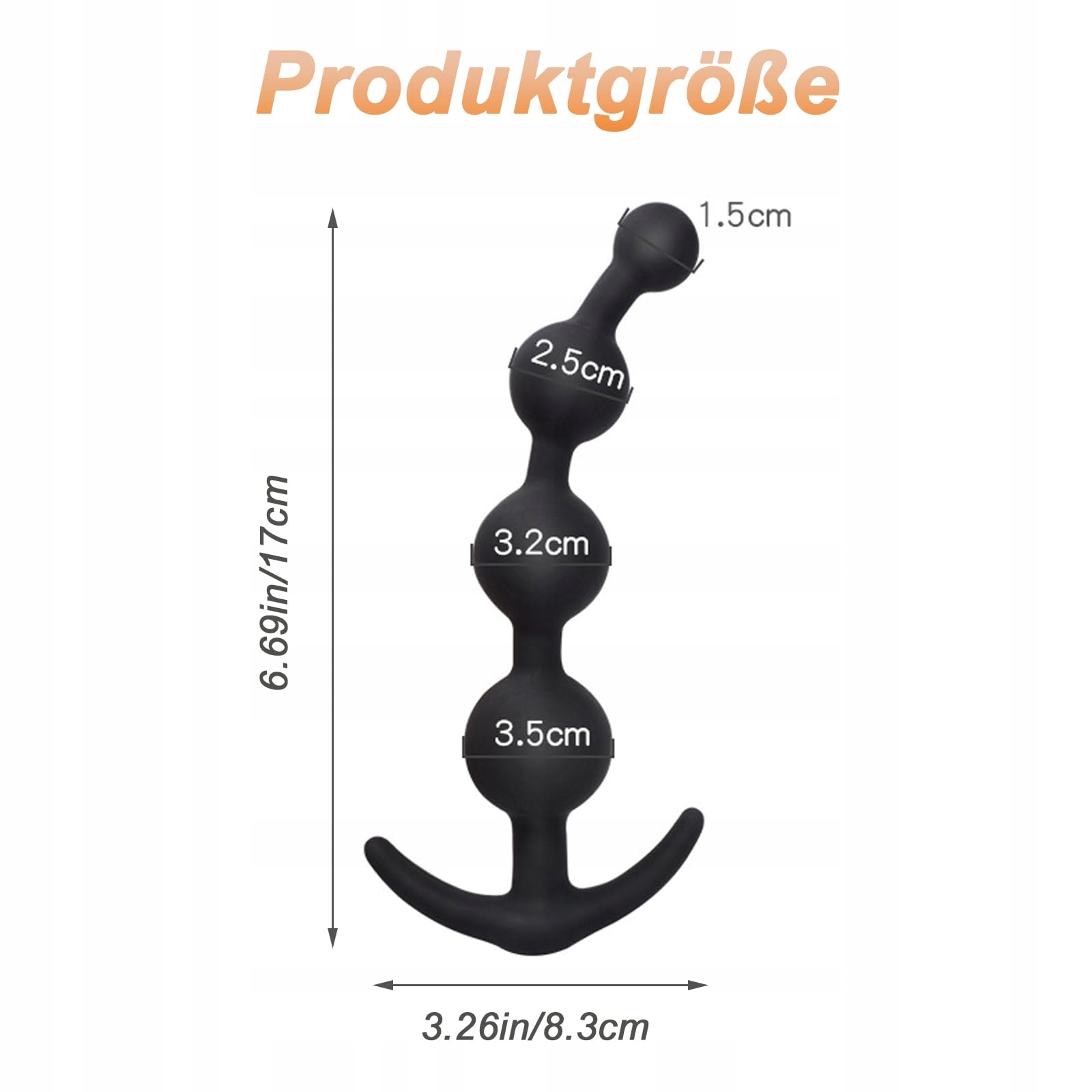 SILIKON Analkugeln Biegsam 4 Kulki Dla Mężczyzn Kobiet Par SM Stymulacja — miniatura 2