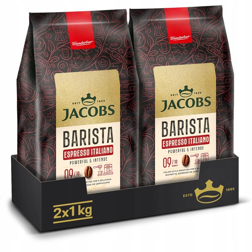 Kawa ziarnista Jacobs Barista Espresso Italiano 2x 1kg
