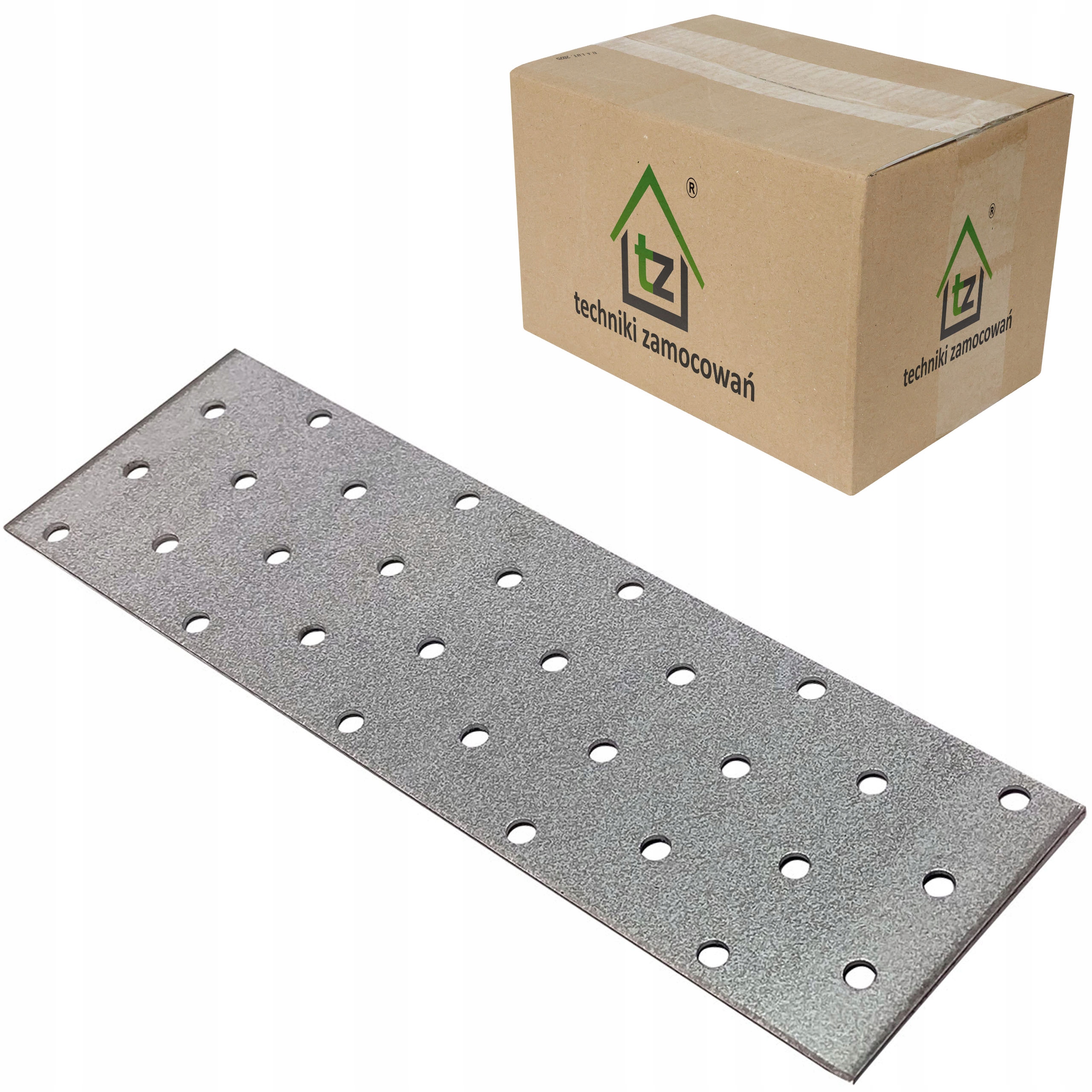 Plochá spojka Perforovaná deska PP7 60x200 50 Ks