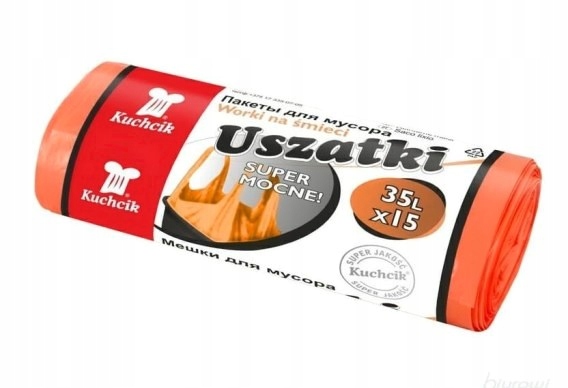 

Worki Na Śmieci 35L-15szt Uszatki Mocne