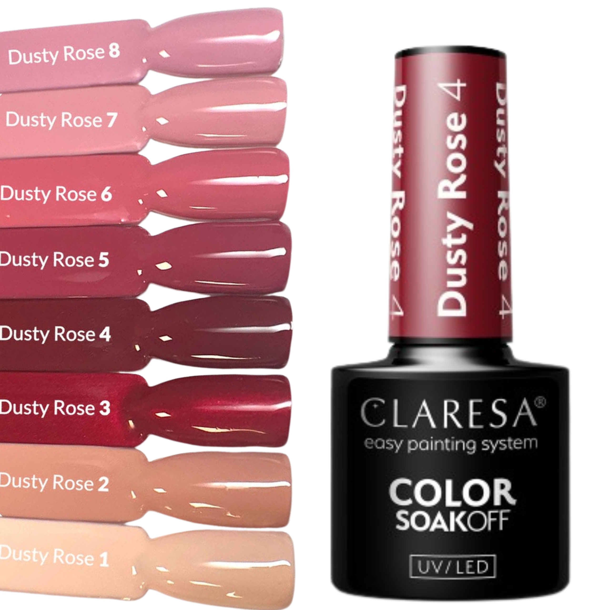 

Claresa Lakier Hybrydowy Kolekcja Dusty Rose 5ML