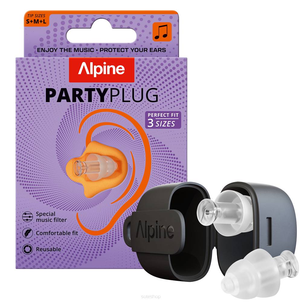 Alpine PartyPlug Transparent zatyczki do uszu