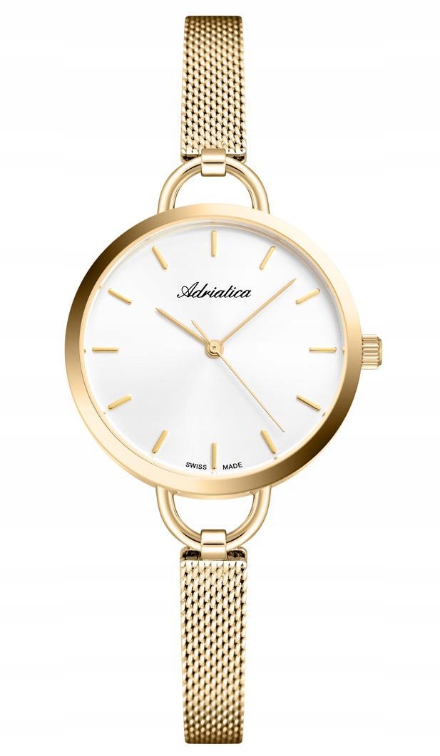 Nové Originální dámské hodinky Adriatica A3794.1113Q zlaté