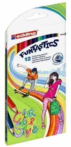 

Kredki szkolne Edding Funtastic