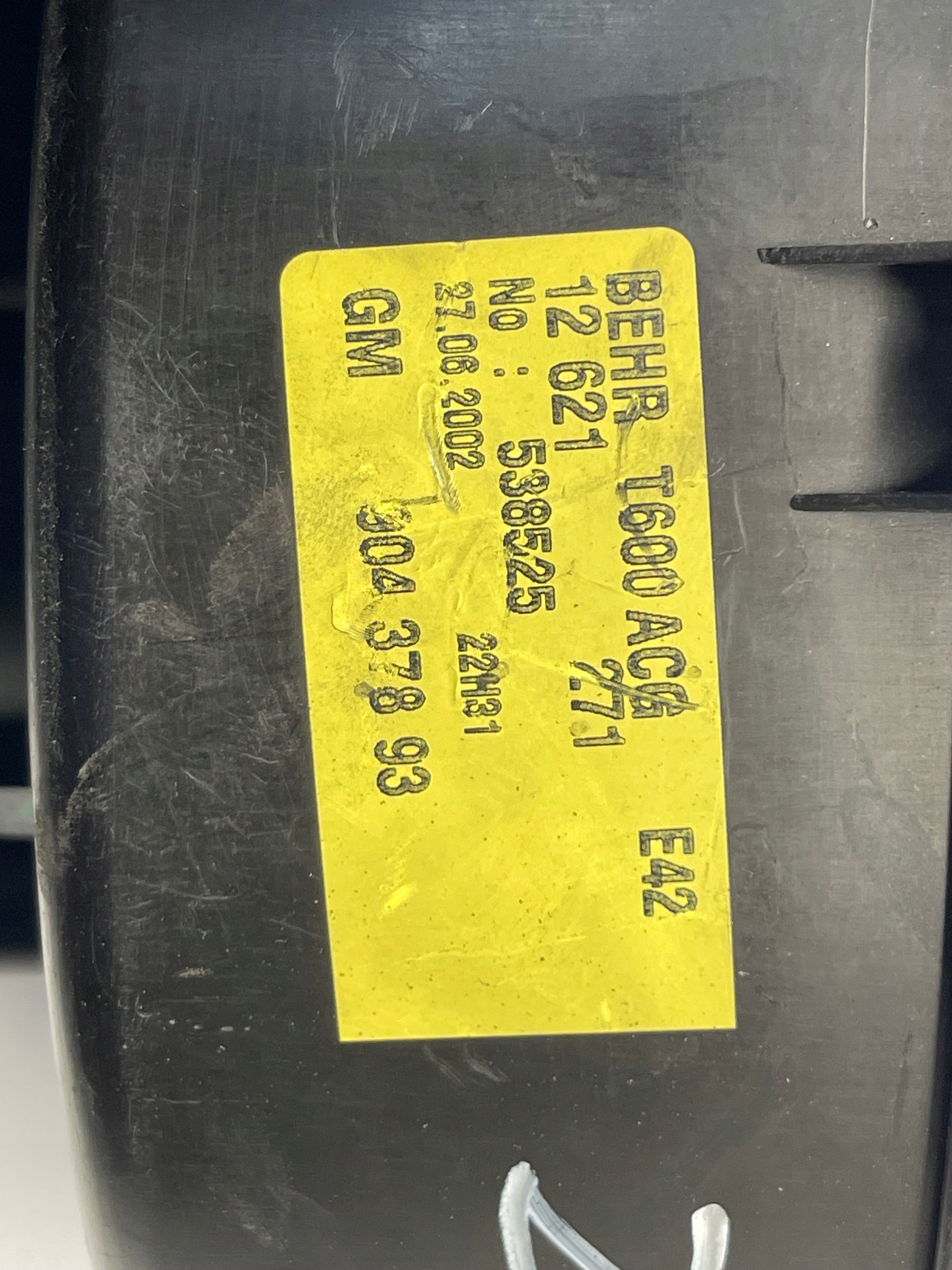 Opel OE 9002249 heating