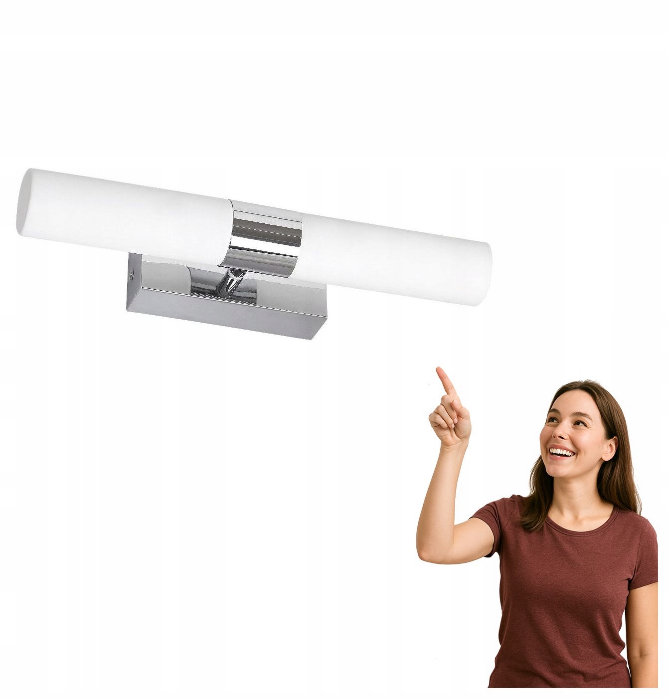 Kúpeľňové nástenné svietidlo nad zrkadlo Led 2x5W Jim 5750 Rabalux