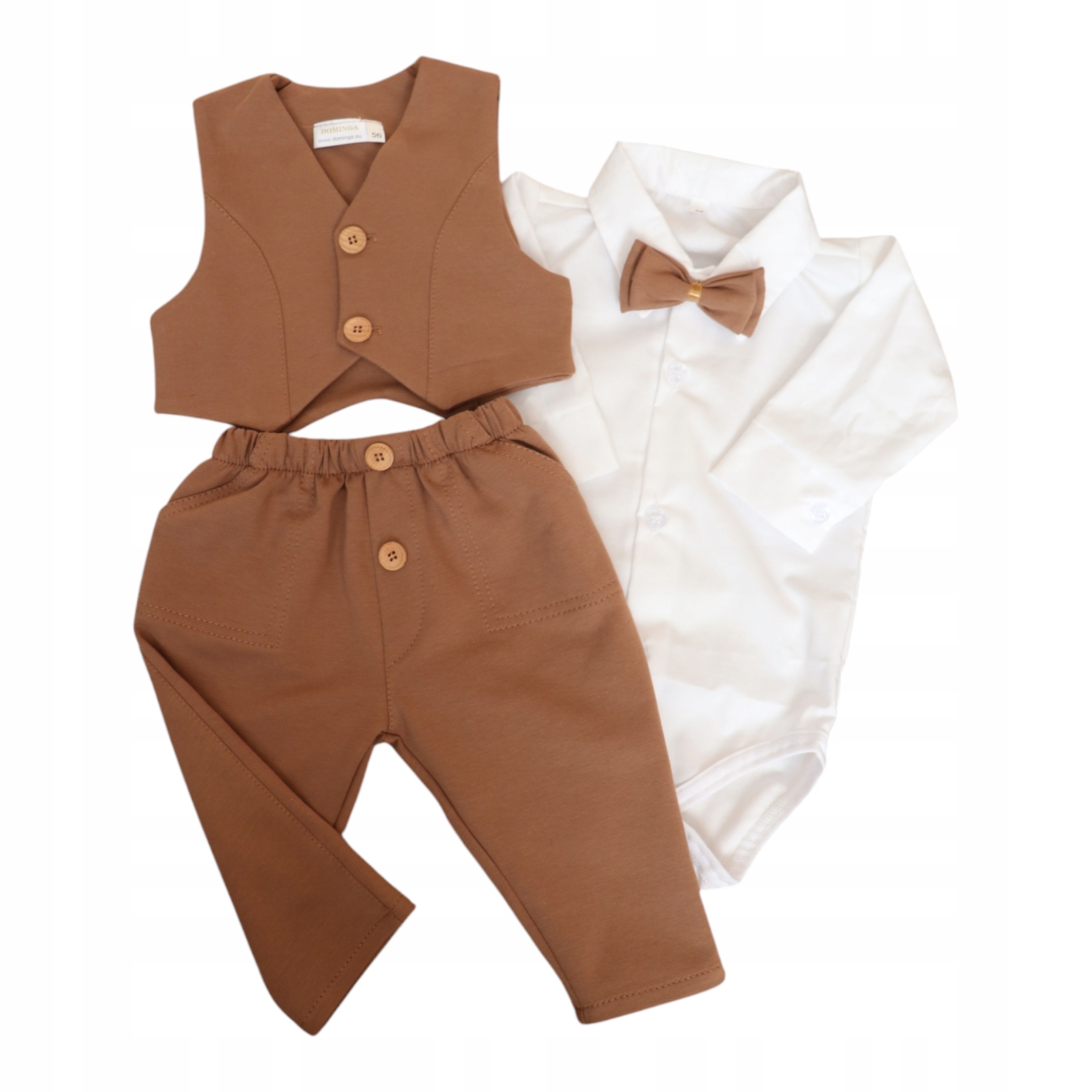 UBRANKO wizytowe Bawełniane Chrzest rozmiar 74 Marka Dominga