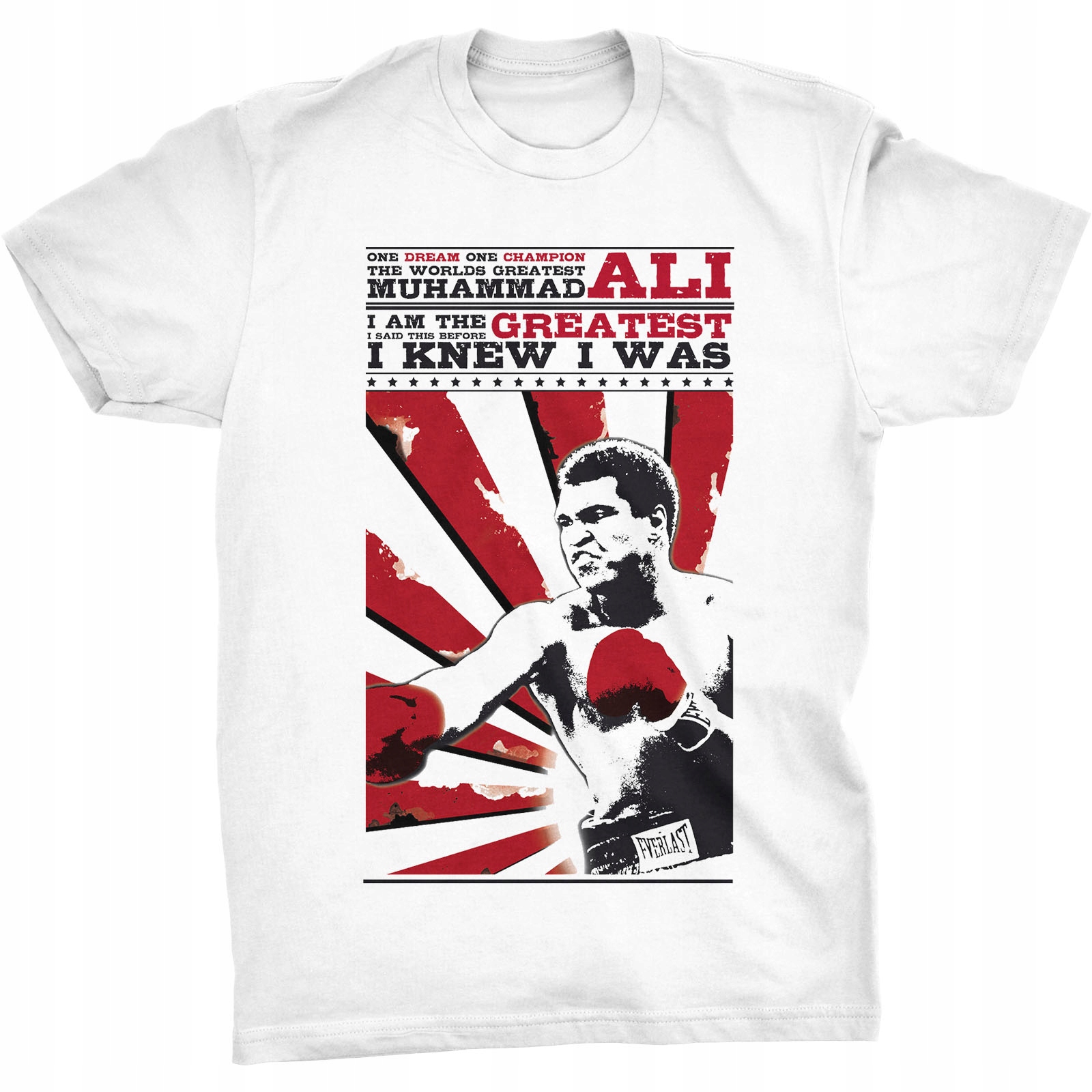 

Muhammad Ali Koszulka Plakat Boks Trening Champ