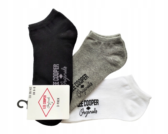 

Skarpetki stopki Lee Cooper 3Pak mix kolor R.39/42