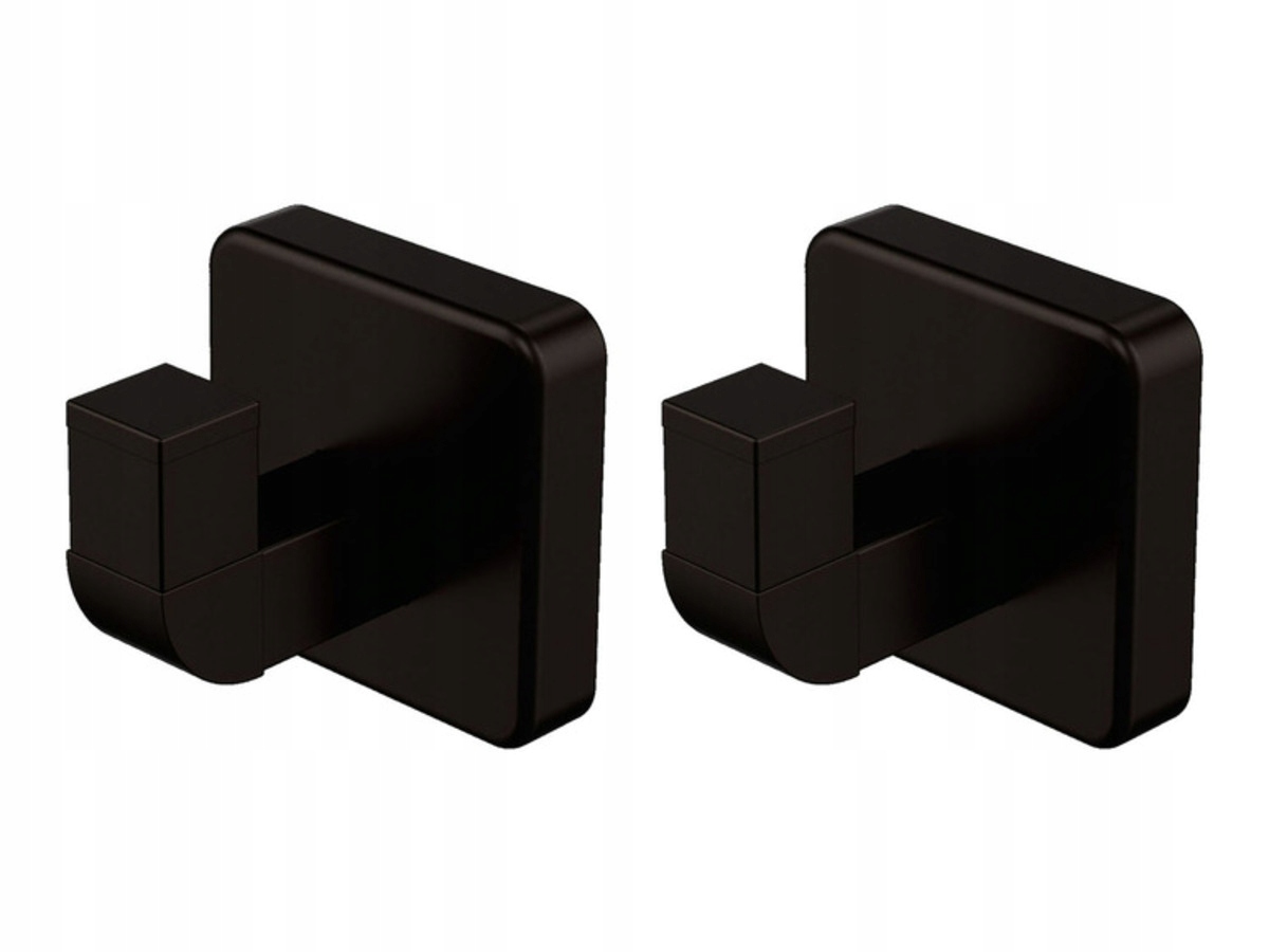 

Livarno home Zestaw 2 haczyków na ręczniki Black