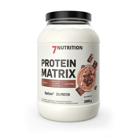 7NUTRITION Protein Matrix 2000 G Bílkovina Kasein Kreatin L-glutamin